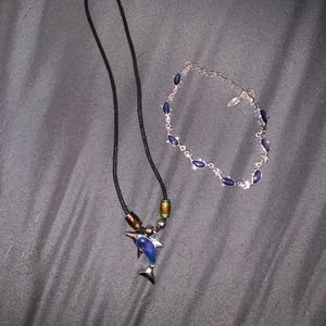 Mood necklace and bracelet